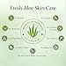 Aloderma Aloe Vera Gel Made within 12 Hours of Harvest with 96% Pure Organic Aloe Vera for Skin, Scalp, & Hair, Soothing Aloe Face Moisturizer, Multipurpose, Hydrating Aloe Gel, 7.05oz