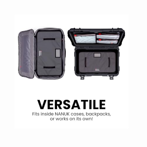 Image of NANUK N-Cubik 17L Camera Bag Insert - Large Water-Resistant Cube - Shockproof Protective Camera Insert for Backpack - Perfect for Tech Gear & Accessories (11.4 inch x 13.3 inch x 6.6 inch)
