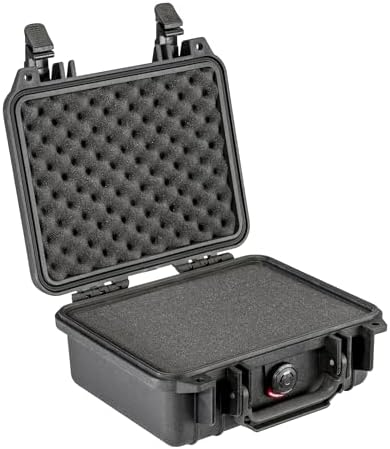 Pelican 1200 Case with Foam for Camera (Black)