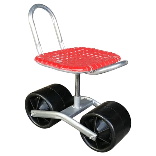 Silla de Jardinería Giratoria 360 Asiento Ajustable