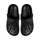 HEYO Clogs Herren Damen Leichte Gartenschuhe Pantoletten Unisex Gartenclogs Sandalen (Schwarz, EU Schuhgrößensystem, Erwachsene, Numerisch, M, 39)
