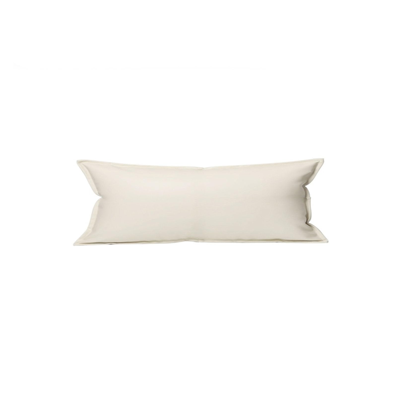 Pokrowiec na worek fasolowy ze sztucznej skóry na zewnątrz Poszewka na poduszkę Beach Club(70x30cm-light beige)
