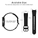 Syxinn Strap for Samsung Galaxy Watch 4 Strap 40mm 44mm/4 Classic Straps 42mm/46mm, Galaxy Watch 7/6/6 Classic/5/5 Pro 45mm Silicon Watch Bands Wristband Bracelet