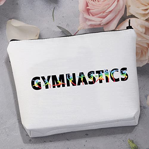 Gymnastics Gifts for Girls Makeup Bag Gymnastics Cosmetic Bag Gymnastics Lover Gifts Gymnastics Coach Gift Gymnast Zipper Bag (Gymnastics Bag) - Image 4