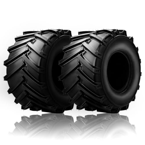 TUFFIOM 20x10.00-8 4PR Lawn Mower Tires Turf Tire Set of 2 for Garden Tractor Riding Lawnmower, Tubeless