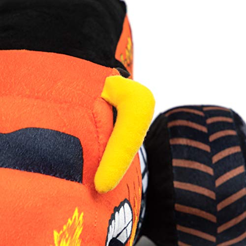 Image of Monster Jam Plush Stuffed El Toro Loco Pillow Buddy - Super Soft Polyester Microfiber, 14 inches (Official Monster Jam Product) | 14 Inches, Official Product, Ultra-Soft Polyester, Stuffed Plushie, Spot Clean Only, Boys Gift