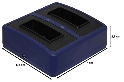 2x Batteria + Caricabatteria doppio Compact (USB)