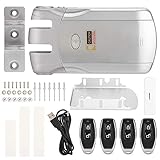 Wafu 010 WiFi Cerradura de Puerta Inteligente remota inalámbrica Invisible Sin Cerradura táctil