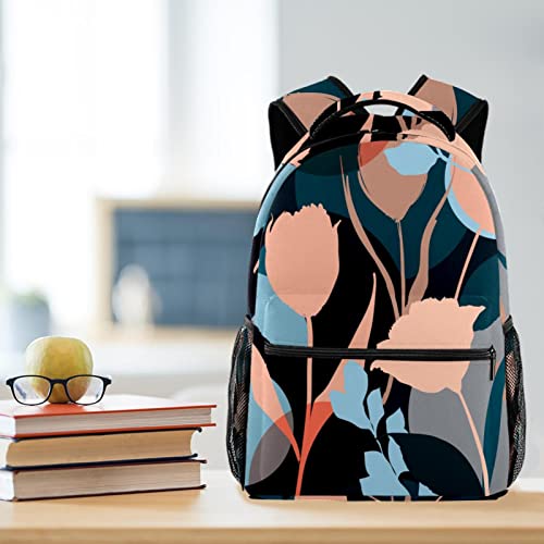 Sac à dos décontracté femme silhouette colorée grand format