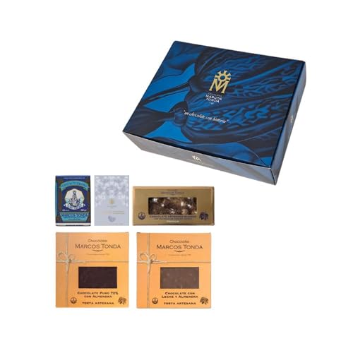 Chocolates Marcos Tonda - Sueños de Chocolate | Chocolates Originales Para Regalar | Caja Para Regalar Desde 1793 | Puro Artesano | Cesta Navidad