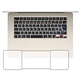 PDA工房 MacBook Air 15インチ (M5 2026年モデル) 対応 PerfectShield 保護 フィルム [トラックパッド用/パームレスト用] 反射低減 防指紋 日本製