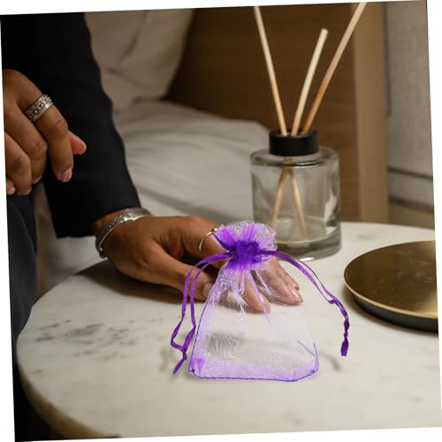 100 bolsas de saquito lavanda para almacenamiento y organización miniatura 6
