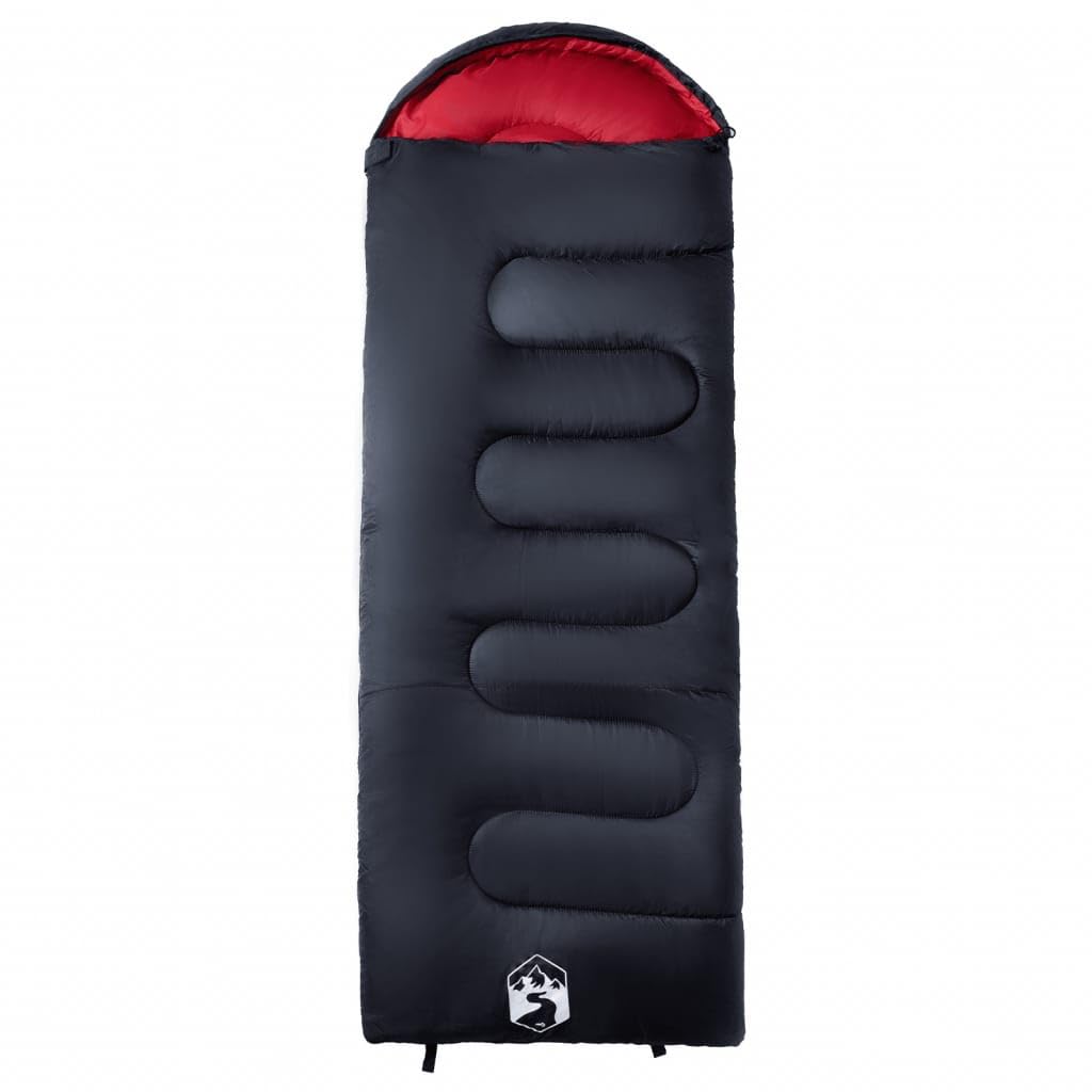 Sac de couchage imperméable avec capuche, fermeture éclair double face pour camping, 3 à 4 saisons, couche extérieure en polyester, rembourrage PP, léger et compact pour le trekking