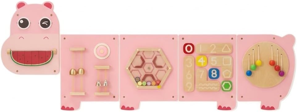 Monläurd® Shark Montessori Busy Board, Sensory Board, Educational Toys, Sensory Wall Panel, Wall Toys, Daycare Furniture, Playroom Furniture, Learning Toys, Boys and Girls 6 M+