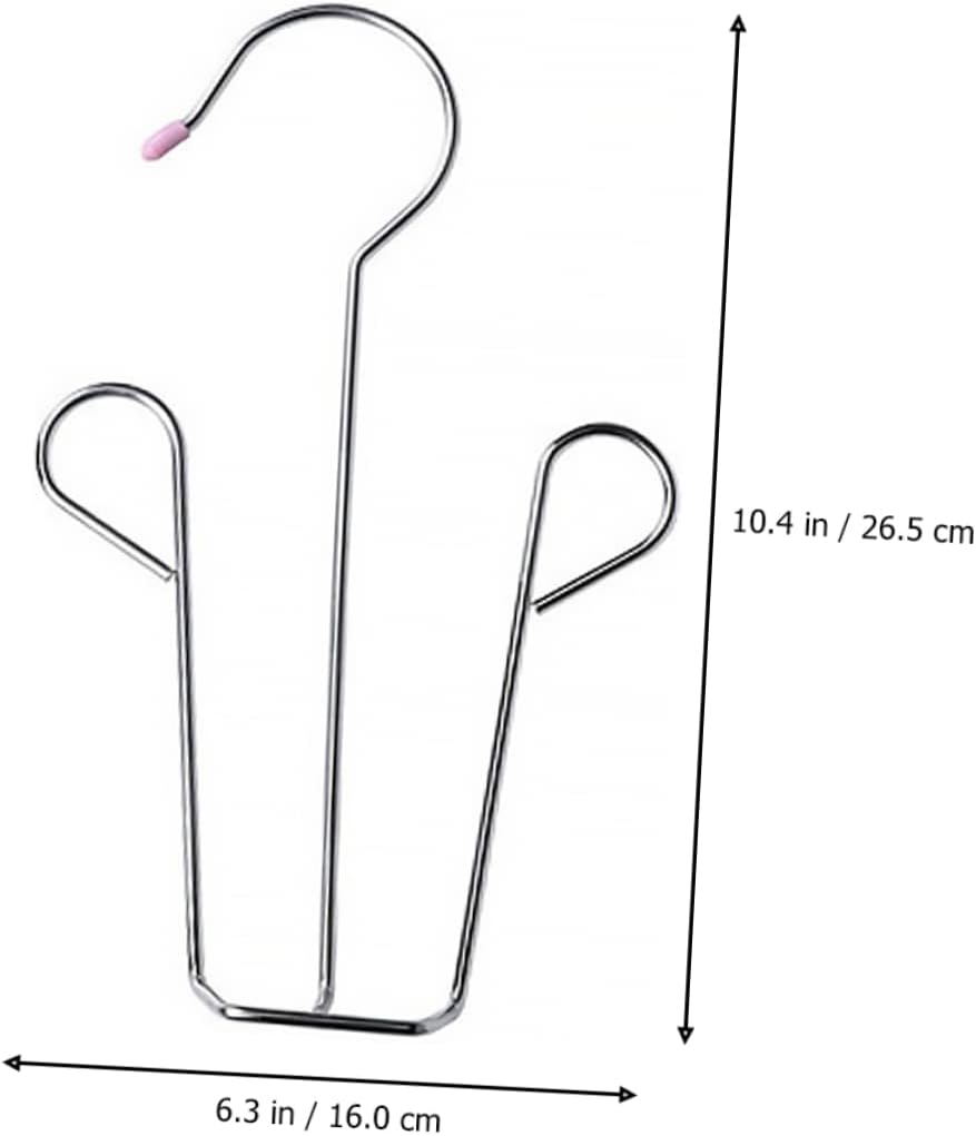 2pcs Stainless Steel Shoes Hanging Rack Space-saving Shoe Organizer for Drip Drying Double Hook Design for Versatile Use