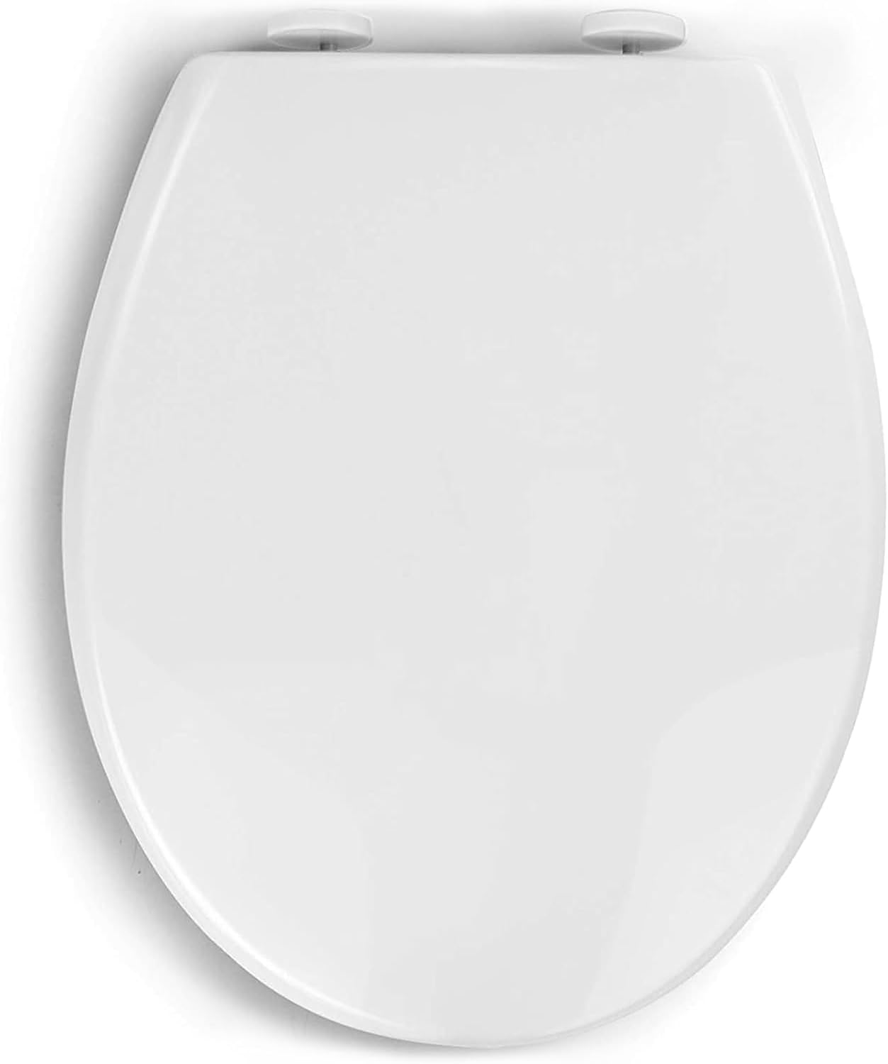 Bargains-Galore White Soft Close Toilet Seat - Luxury Bathroom Slow Seats Wc Heavy Duty | D Shaped, Easy To Install, Includes Fittings | Use For Home - Comfortable, Durable & Sturdy, Quick Release For Easy Clean