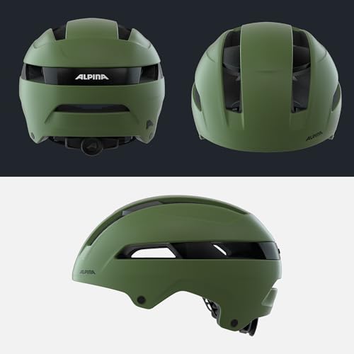 ALPINA SOHO - Extrem Robuster, Leichter & Individuell Anpassbarer Urban Fahrradhelm Für Erwachsene