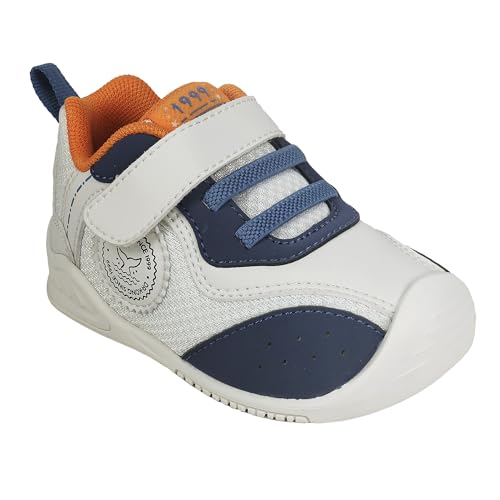 Dr Kong Baby Barefoot Shoes Boys Girls Infant First Walker Shoes Lightweight Breathable Zero Drop Sneakers Non Slip Walking Toddler Shoes 5 Toddler Beige/Blue