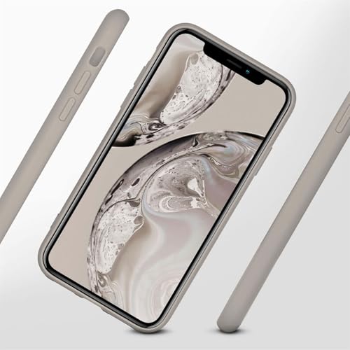 Coque silicone iPhone XR Oneflow protection premium taupe mat - 2