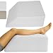 Xtra-Comfort Leg Elevation Pillow - Wedge Elevator Support Cushion for Sleeping, Swelling - Elevated Prop Up Position, Back Pain, Foot Rest, Sciatica - Knee Elevating Incline Memory Foam