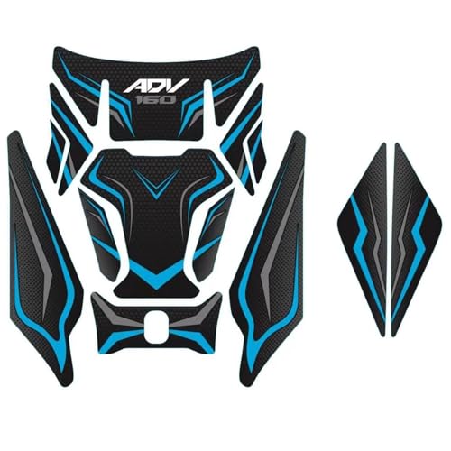 Autocollant de réservoir d'huile 3D en carbone pour moto ADV160 2023