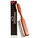 ZilberHaar Beard Brush (Soft Bristles) | 100% Boar Bristle & German Pearwood | Works With All Beard Balms & Oils | Made in Germany