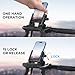 Miracase Motorcycle Phone Mount, [Support Video Recording] Bike Phone Holder, [Quick Lock] Bicycle Phone Mount Handlebar Cell Phone Clamp for Scooter, Friendly Compatible with iPhone Samsung Black