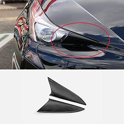 For TOYOTA 2015-2018 Prius ZVW50 V1 Type Headlight Eyebrow (Pre-facelift) Carbon Fiber Modified Tuned Tuning Car Body Parts Kits