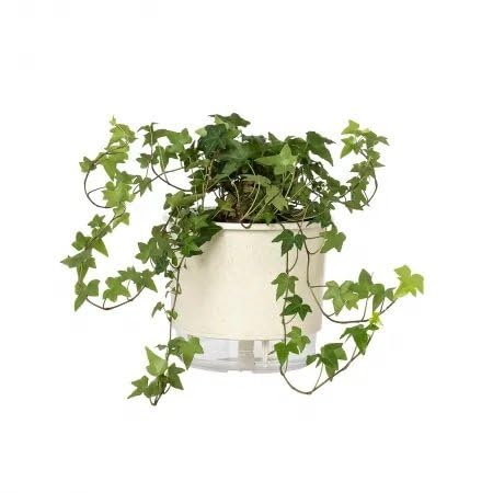 Vaso Autoirrigável Grande N04 21cm x 19cm - Terrazzo Calcário