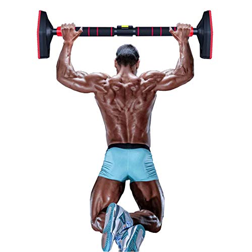 GYHOME Cadre De Porte Barre De Traction, Murale, sur Poteau De Pull-up, Pas De Trou, Facile À Installer, Réglable 96-135cm, Charge 250 Kg