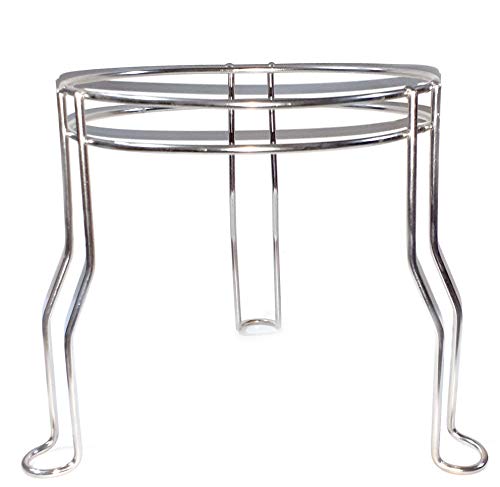 Image of Steel Gamla and Matka Stand, Plant Pot /Water Pot Holder (High Stand)