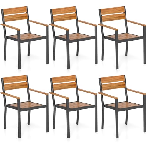 RELAX4LIFE Lot de 2 Chaise Pliante Bois, Chaise Pliable Salle a Manger avec Siège Rembourré, Cadre Courbé, Housse en Lin, Peu Encombrante, pour Cuisine, Salle à Manger, Bureau (Noyer,1
