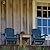 YEFU Adirondack Chair, Oversized Plastic Adirondack Chair Folding Outdoor Chairs with Cup Holder, Lawn Chair with Weather Resistant for Outside Deck Lawn Garden, Weight Capacity Up to 400 Lbs –Navy
