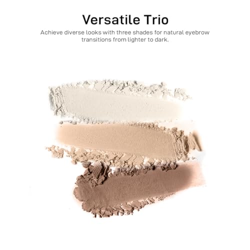 Image of Multibrite Blush Highlighter & Contour Palette 3 in 1 Makeup Powder Set Compact Powder Blush Highlighter Silky Smooth Face Blush Cheek Tint, Moisturizing Luminizer for Women (M03 (01 Light Brown))