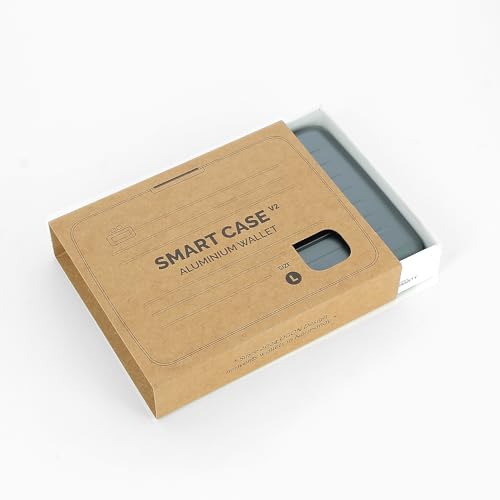 Image of OGON -DESIGNS- Aluminum wallet, Large capacity with metal lock, RFID Protection against fraud and demagnetization, Smart Case OSLO Large model