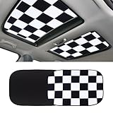 ASUBHA 2PCS Car Sunroof Sunshade, Sunroof Cover, Foldable UV Reflector Reflective Covers Block UV Rays Glare, Sunroof Shade Sunshade Heat Isolate Fit for Mini Cooper, Clubman & Countryman R56