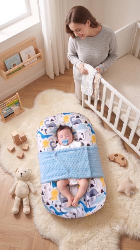 Image of ๐ช๐ข๐ข๐ ๐ญ๐ฌ Baby Head Support Pillow | Newborn Sleeping Pillow | Soft Cotton Baby Cushion | Infant Neck Support Pillow | Travel & Crib Use | 0-12 Months
