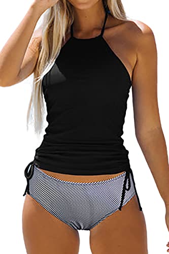 Beachsissi Damen Zweiteiler Badeanzüge Gepolsterter Kordelzug...