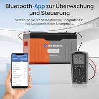 ECO-WORTHY 12V 314Ah LiFePO4 Bluetooth mit Display,4019Wh – Ansicht 4