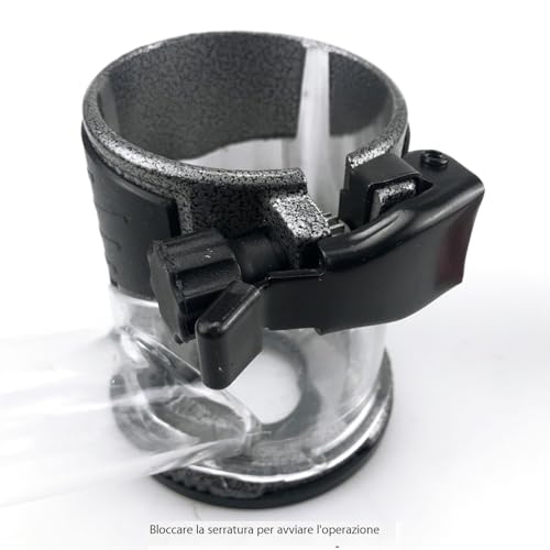 Base de router de carpintería con cubierta protectora para corte seguro 8