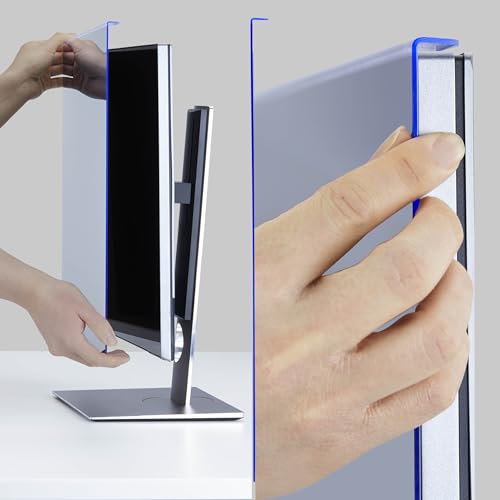 Image of StarTech Computer Monitor Privacy Screen for 32 inch 16:9 Widescreen Display, Hanging Acrylic Filter, Blue Light Screen Protector, TAA Compliant