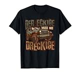 Herren Geländewagen Der Eckige Muss ins Dreckige Lustiges Offroad T-Shirt