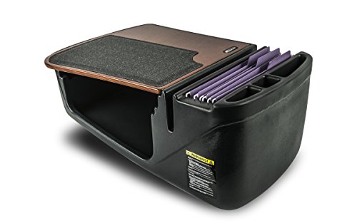 AutoExec Efficiency GripMaster Car Desk for Your Vehicle Workstation and Mobile Office Mahogany