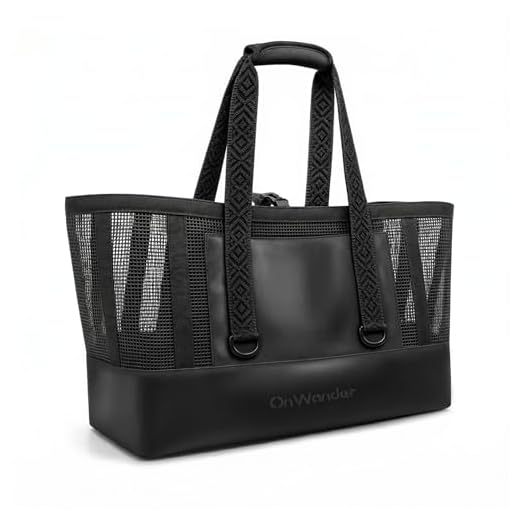 OnWander Large Mesh Beach Tote Bag