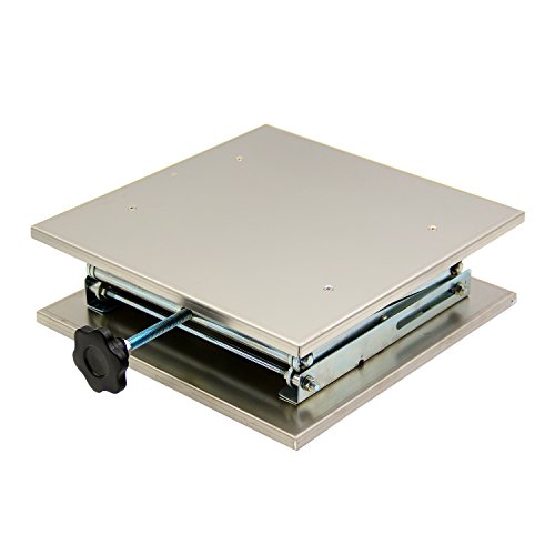Hfs (R) 12X12"Lab Jack Overall Height 18" Scissor Stand Platform Load Bearing 25Kg/55Lbs #TOP3
