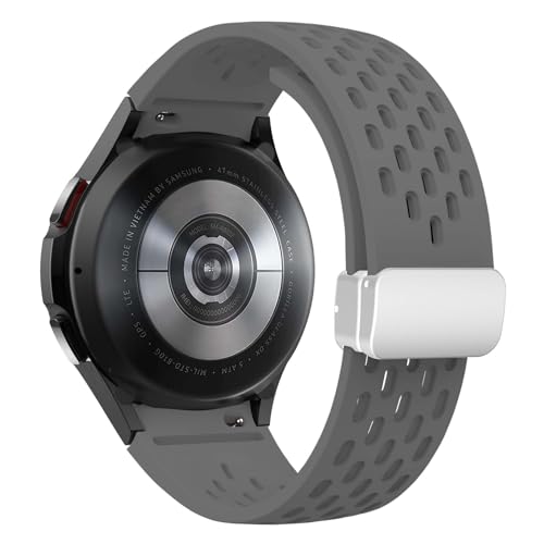 Bracelet en silicone pour Samsung Galaxy Watch boucle magnétique montre 40mm 44mm 45mm 47mm