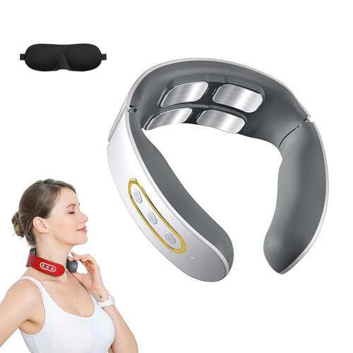 NeuroNeck Pro Solution 11 En 1 Pour La Nuque, Neuronek Pro Cervicales 6 Têtes 9 Niveaux D'intensité, Ultra-léger Chaleur Constante À 42 °C, Pour Une Utilisation À Domicile (#A)