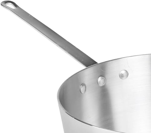 Miniatura 5 de -Cacerola de 5-1/2 cuartos de galón con acabado de espejo de aluminio– Sartén de cocina Olla multiusos de uso cacerola utensilios de cocina para el