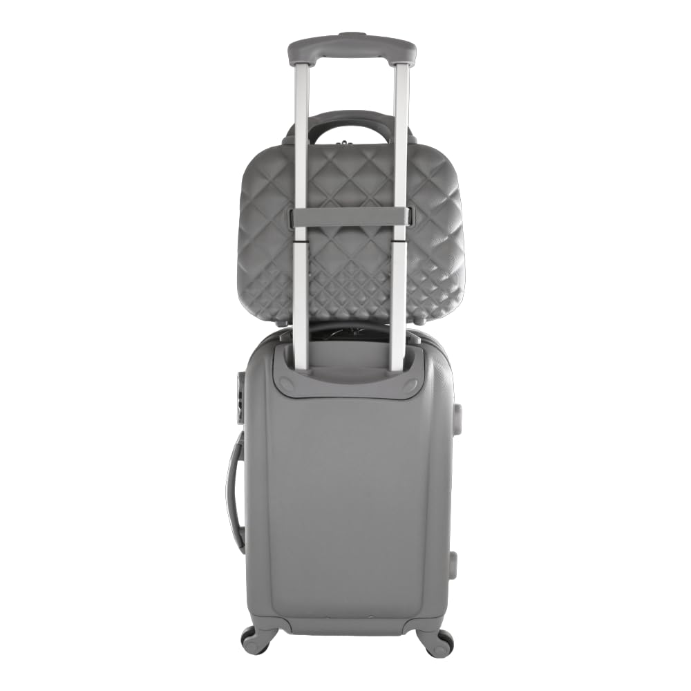 Camomilla Milano Set Valigeria, Set di Valigie, Trolley da Viaggio (40 lt.) + Vanity Case (15 lt.), Materiale Rigido, Ruote Pivotanti