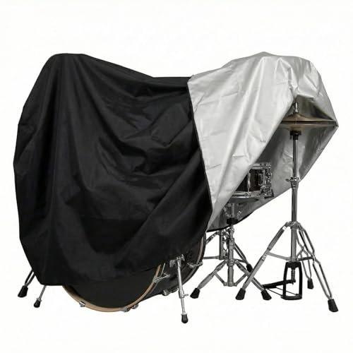 Aethycovi Drum Set Dust Cover, Waterproof Drum Set Cover Suitable